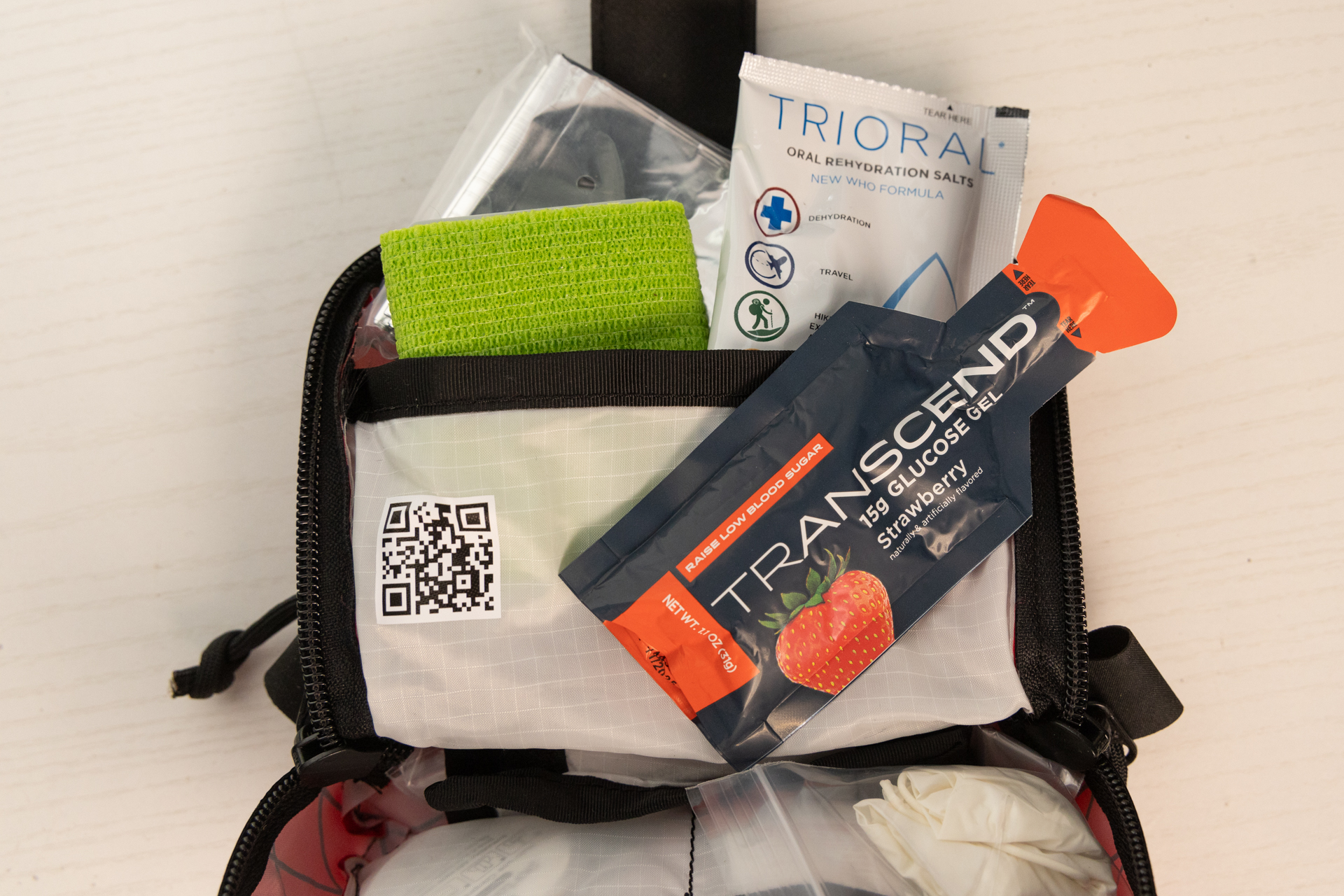 Some of the supplies in the Cascade Traverse kit.