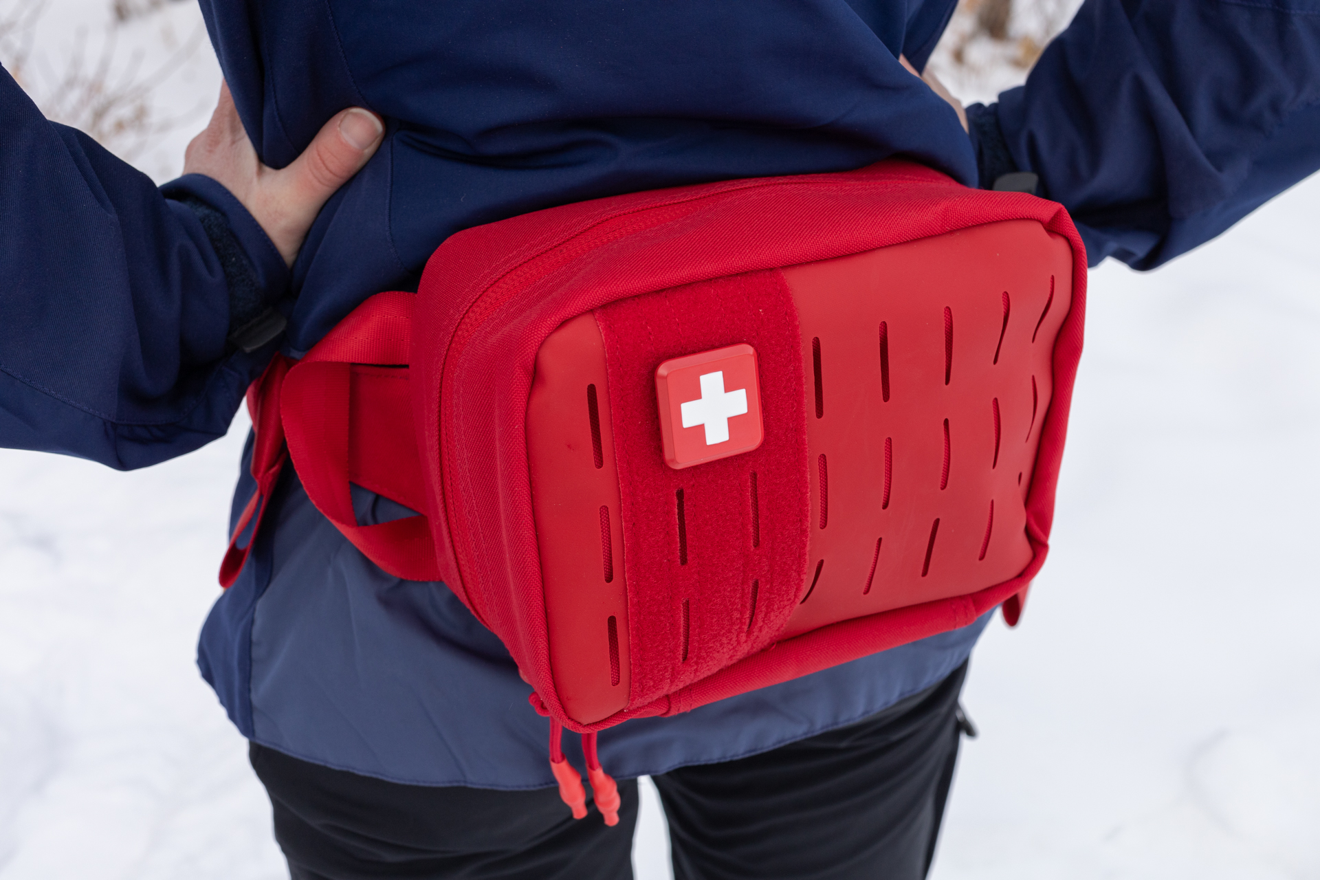 My Medic MyFAK Mini worn as a hip pack.